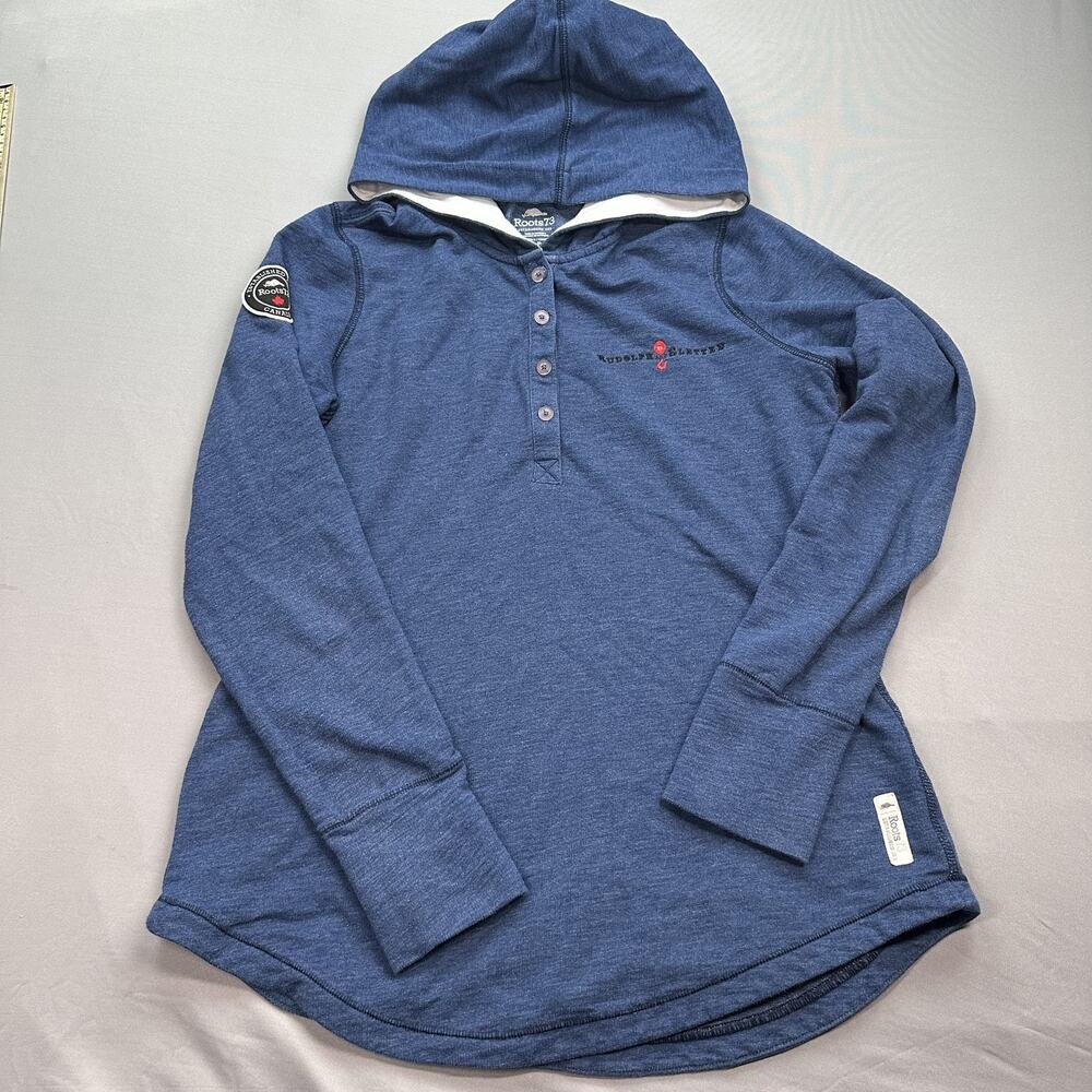 Roots 73 Sweatshirt Womens Small Rudolph Sletten Pullover Thumbholes Canada